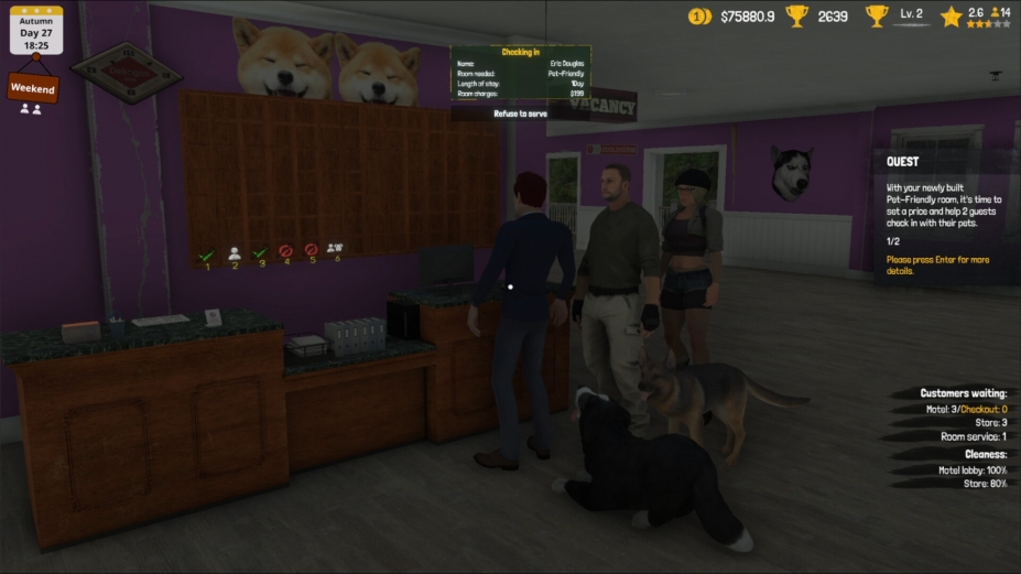 《北极汽车旅馆模拟器》游戏截图