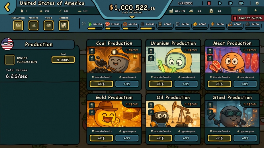 《球国：权力协议》游戏截图