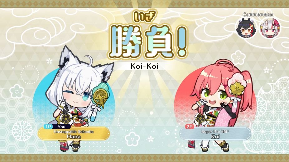 《hololive Holo's花札》游戏截图