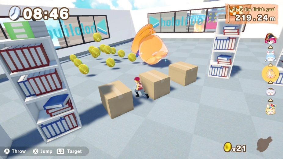 《hololive滚滚山》游戏截图