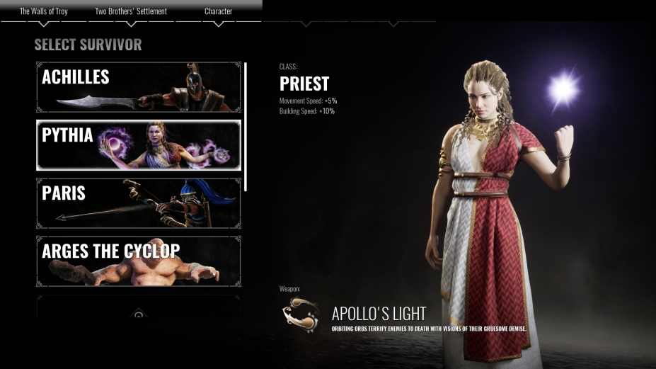 《阿喀琉斯：幸存者》游戏截图