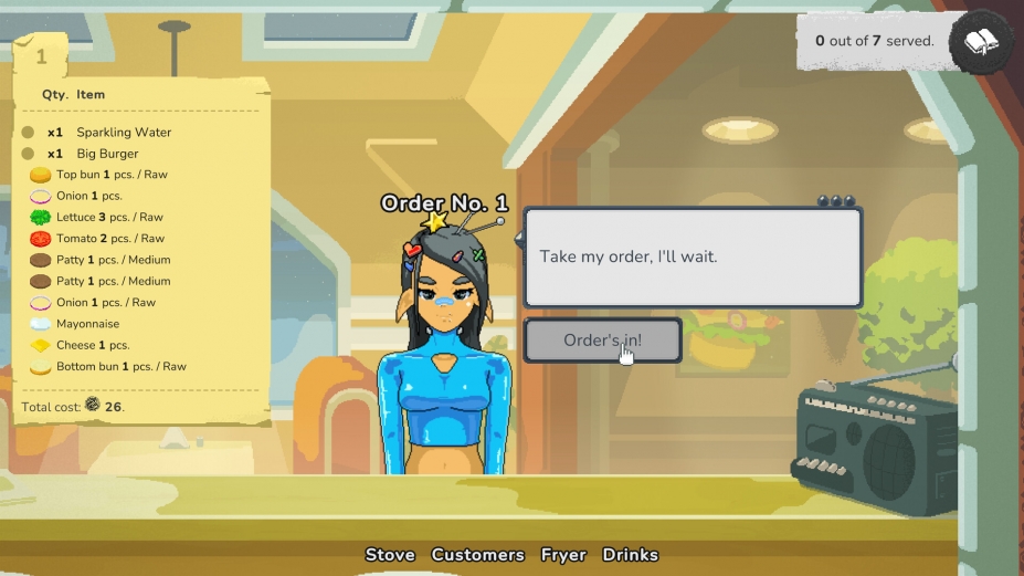 《银河汉堡店》游戏截图