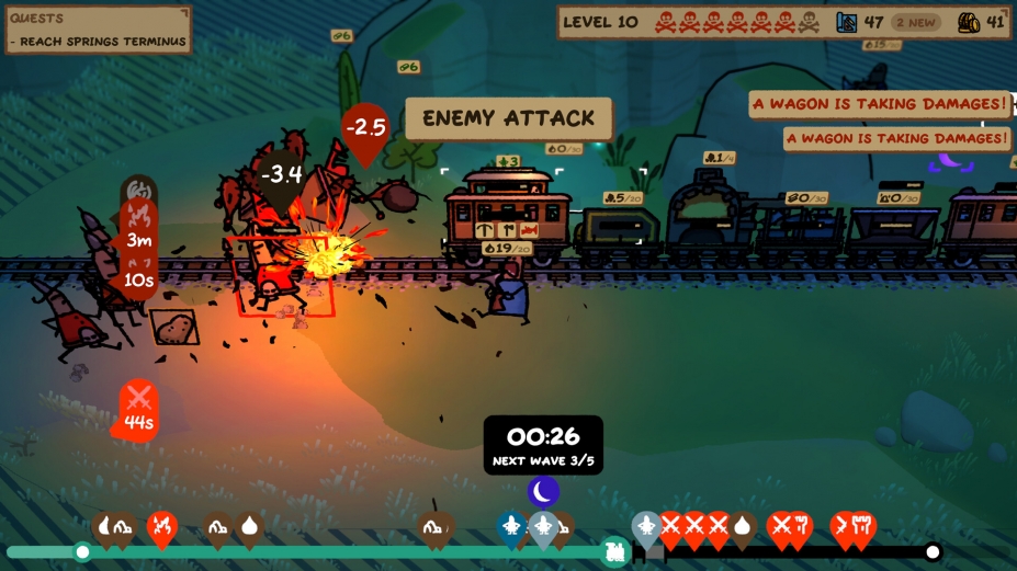 《铁轨快车》游戏截图