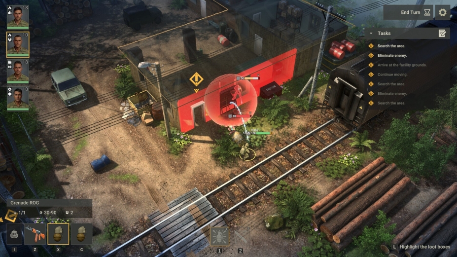 《未来的战争策略：SOF与外星人入侵》游戏截图