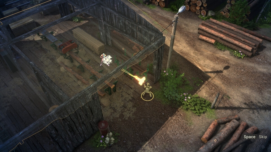 《未来的战争策略：SOF与外星人入侵》游戏截图