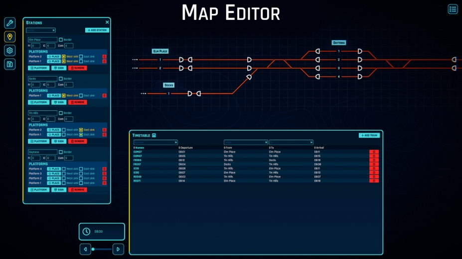 《铁路路线》游戏截图
