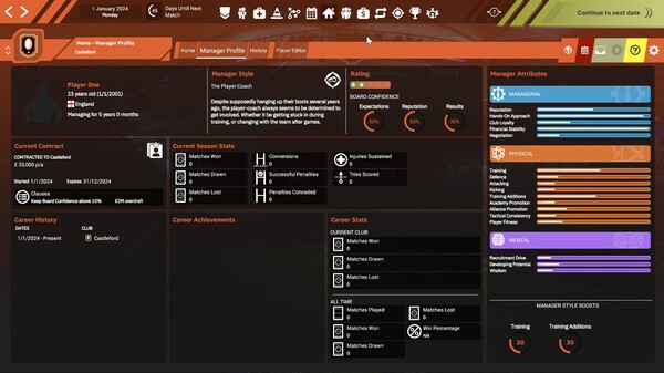 《橄榄球联盟球队经理4》游戏截图