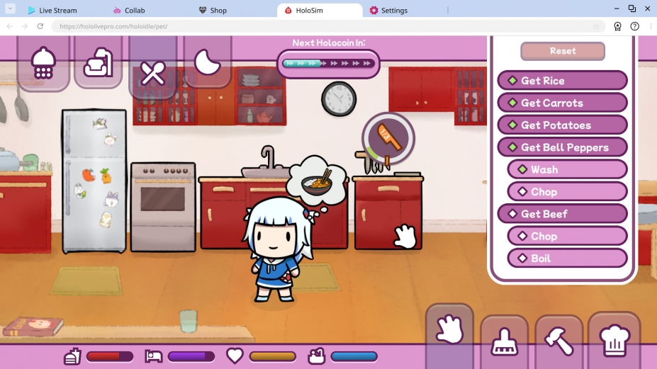 《Holoidle》游戏截图