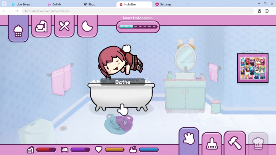 《Holoidle》游戏截图