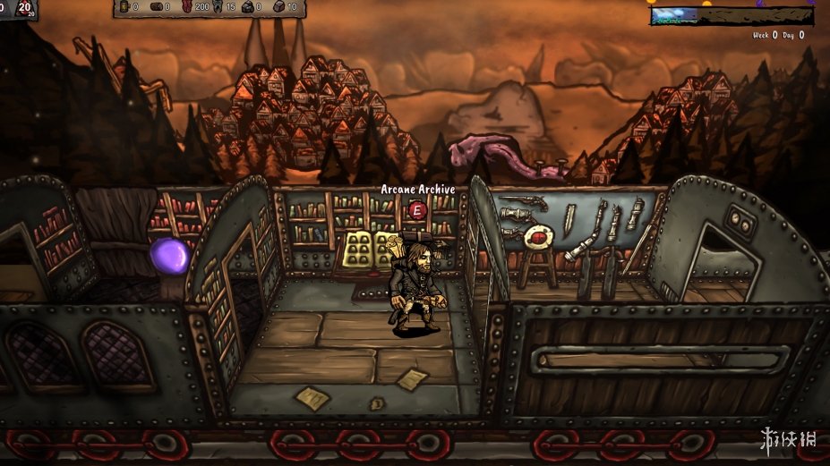 《铁轨与墓穴》游戏截图