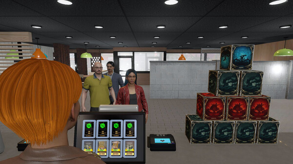 《TCG多人纸牌店模拟器》游戏截图