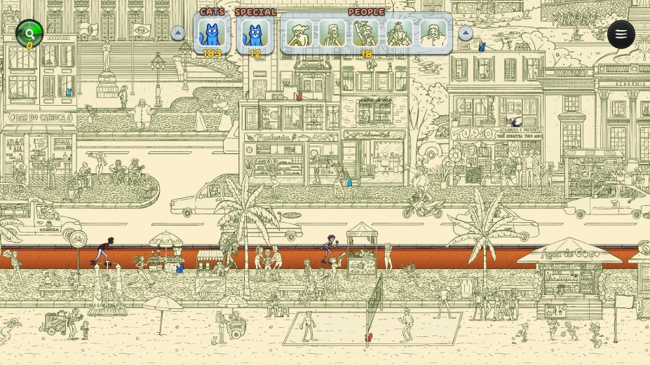 《隐藏在里约热内卢的猫》游戏截图