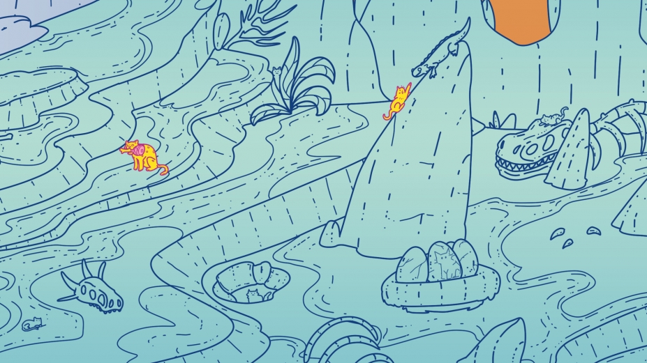 《满是猫的塔》游戏截图