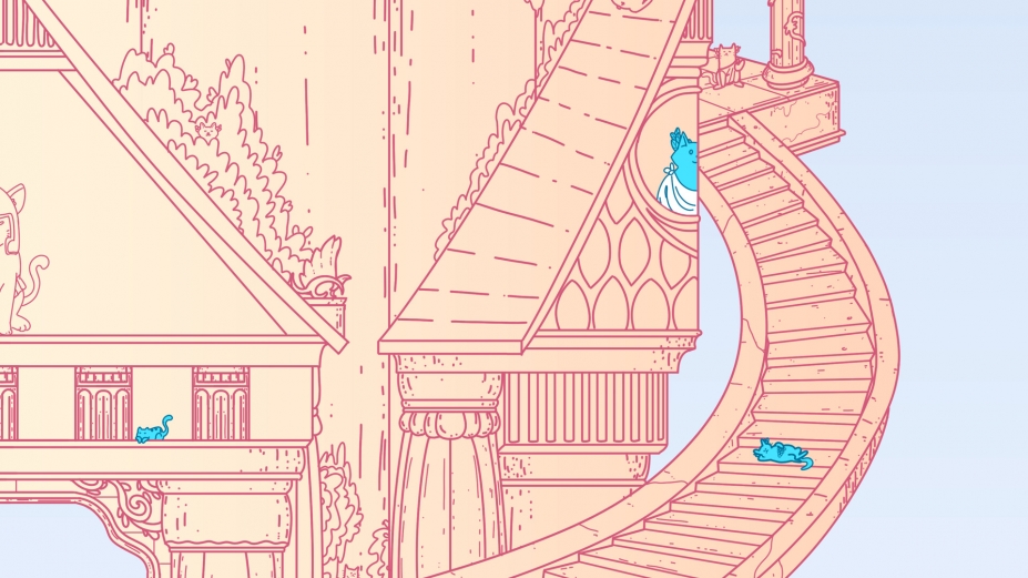 《满是猫的塔》游戏截图