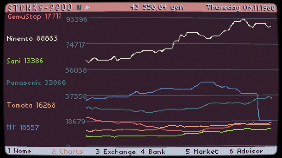 《STONKS-9800：股票市场模拟器》游戏截图