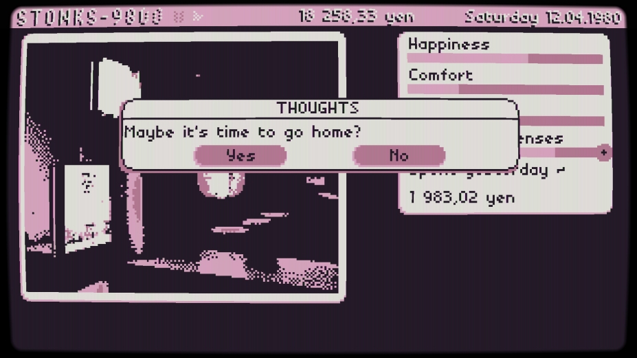 《STONKS-9800：股票市场模拟器》游戏截图