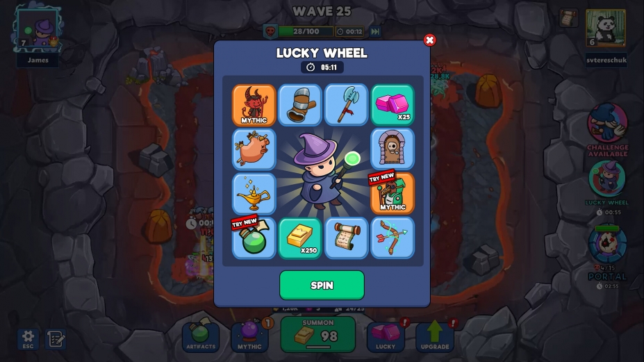 《幸运之地：合并塔防战争》游戏截图