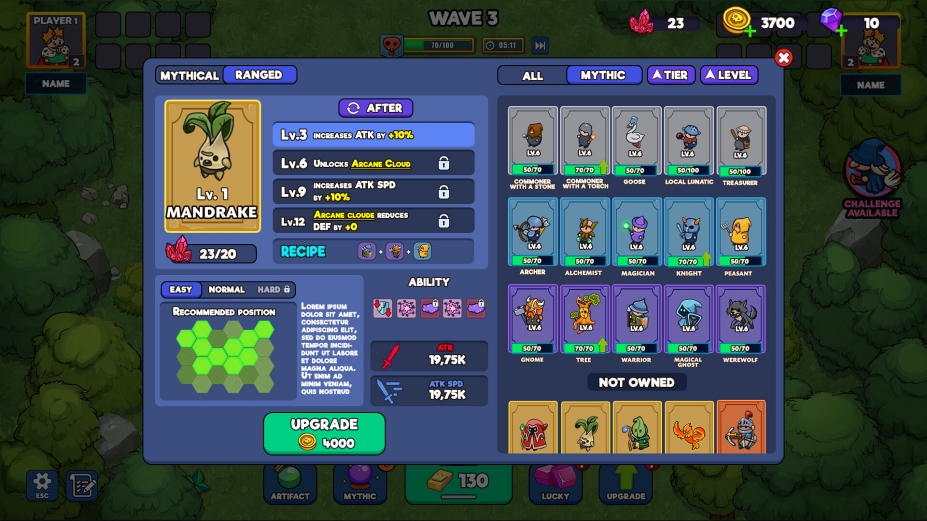 《幸运之地：合并塔防战争》游戏截图