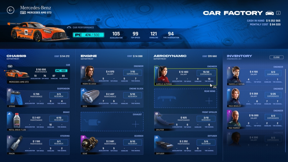 《GT赛车经理》游戏截图