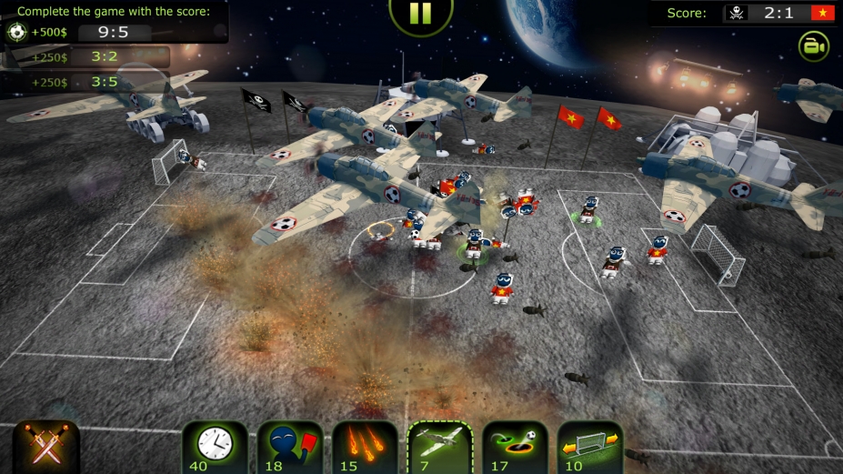 《搞笑足球：坑爹联赛》游戏截图2