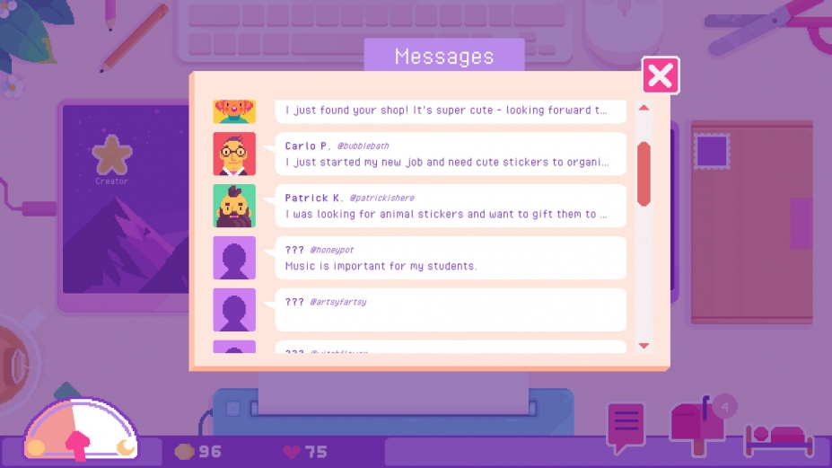 《小小贴纸铺》游戏截图