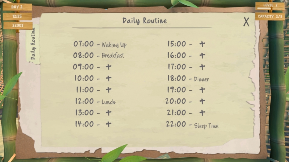 《健身营模拟器》游戏截图