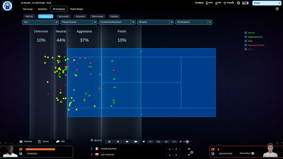 《网球经理25》游戏截图