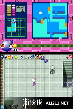 《炸弹人传说DS》NDS截图