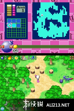 《炸弹人传说DS》NDS截图