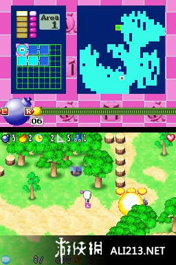 《炸弹人传说DS》NDS截图