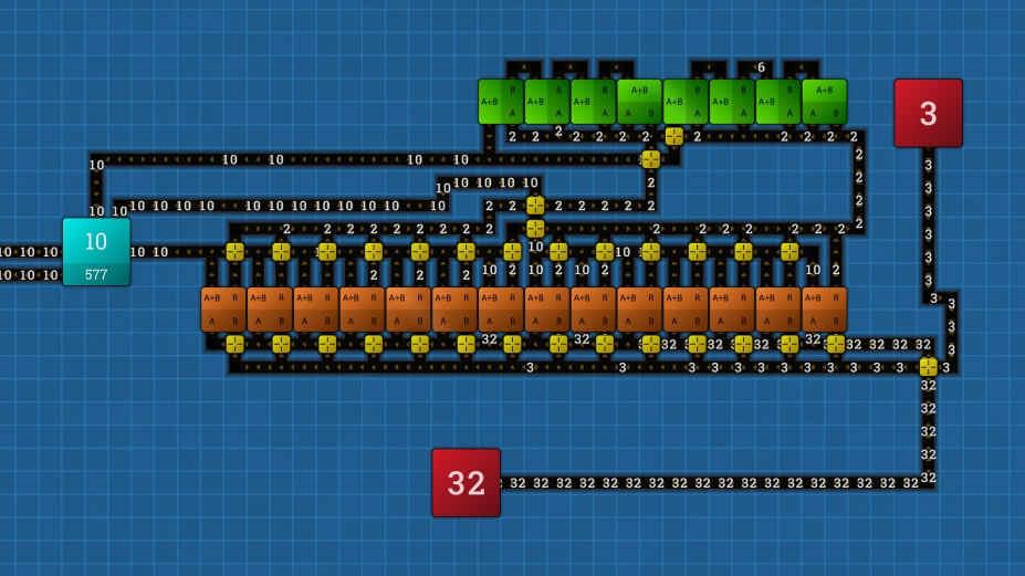 《传送带运算工厂》游戏截图