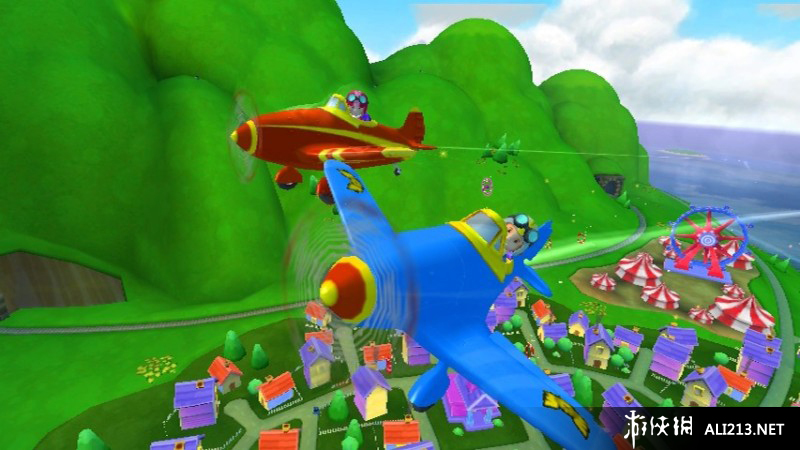 《小子历险记 天空上尉》WII截图