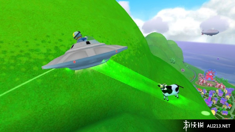 《小子历险记 天空上尉》WII截图