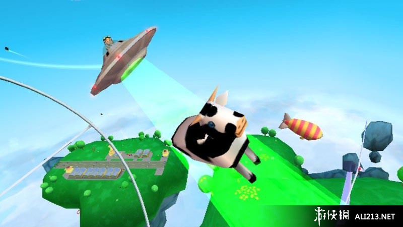 《小子历险记 天空上尉》WII截图