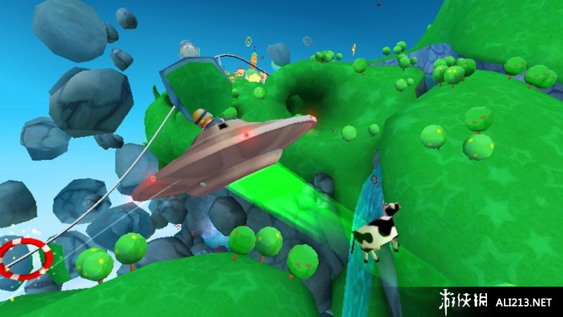 《小子历险记 天空上尉》WII截图