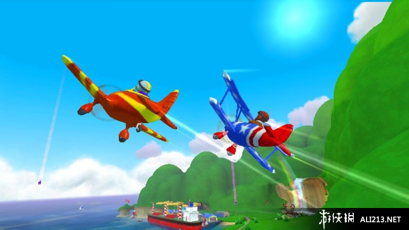 《小子历险记 天空上尉》WII截图