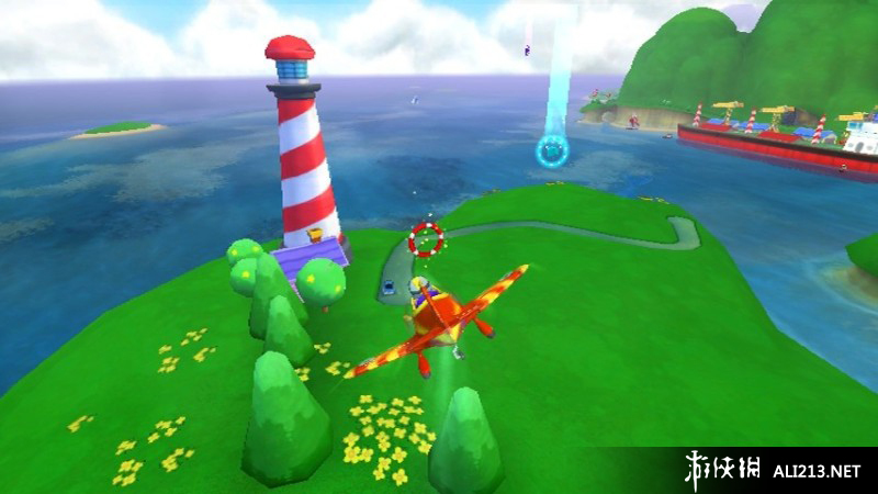 《小子历险记 天空上尉》WII截图