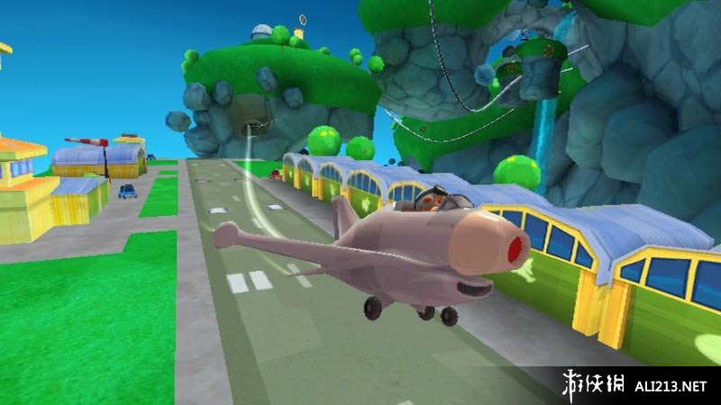 《小子历险记 天空上尉》WII截图