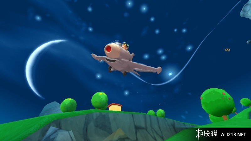 《小子历险记 天空上尉》WII截图