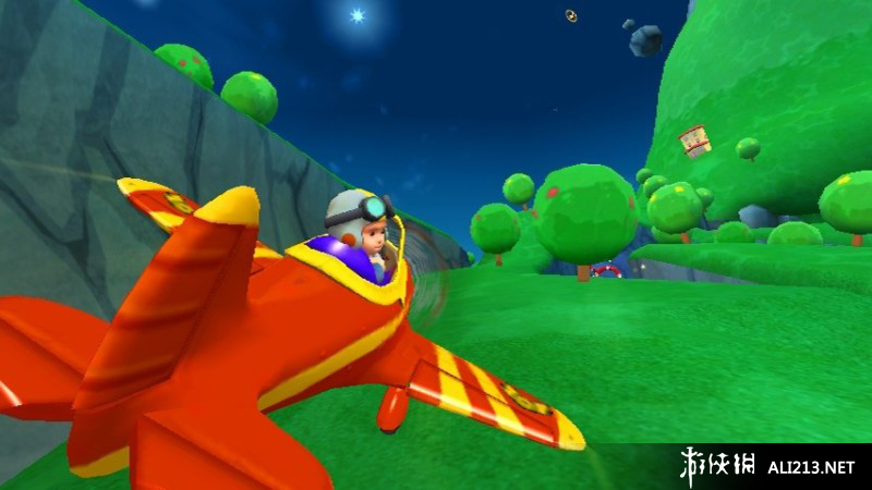 《小子历险记 天空上尉》WII截图