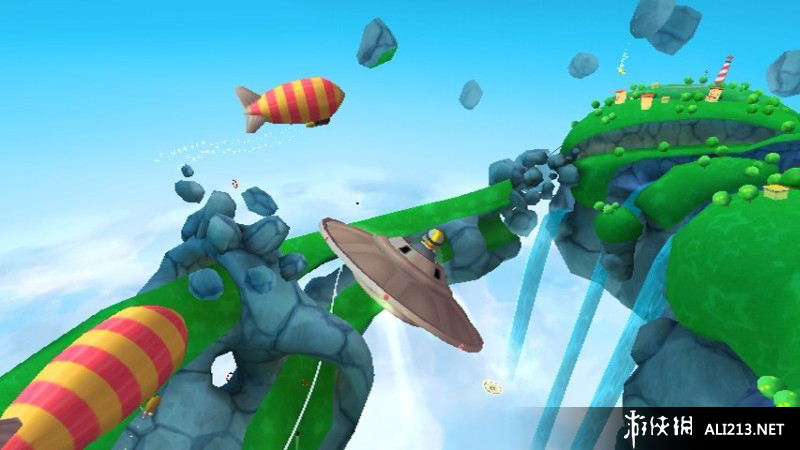 《小子历险记 天空上尉》WII截图