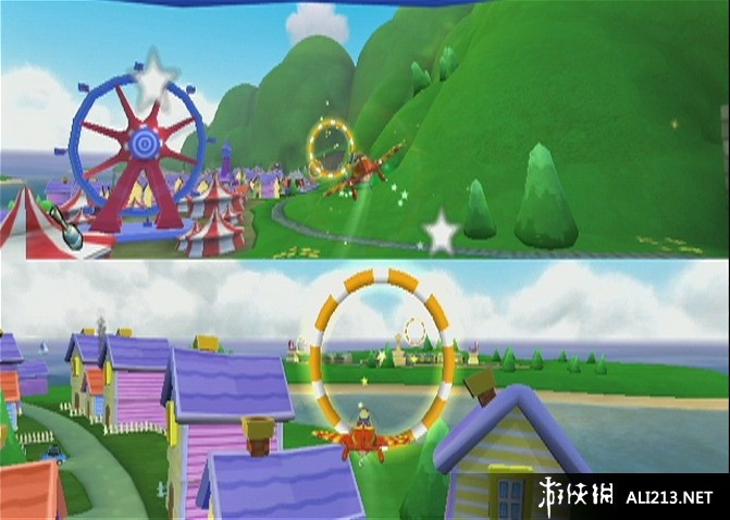 《小子历险记 天空上尉》WII截图