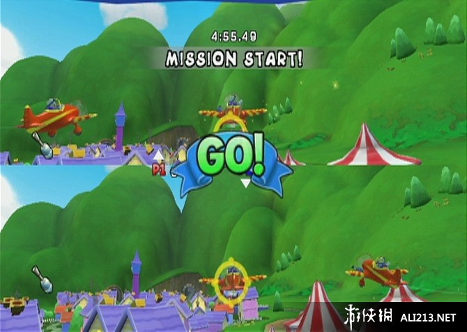 《小子历险记 天空上尉》WII截图