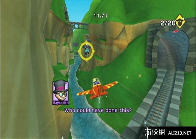 《小子历险记 天空上尉》WII截图