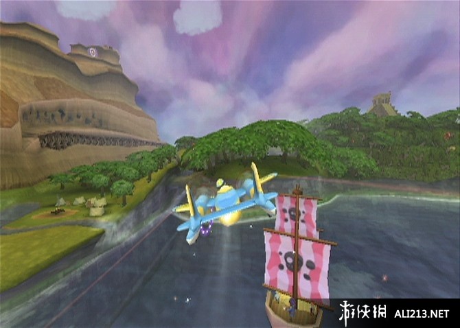 《小子历险记 天空上尉》WII截图