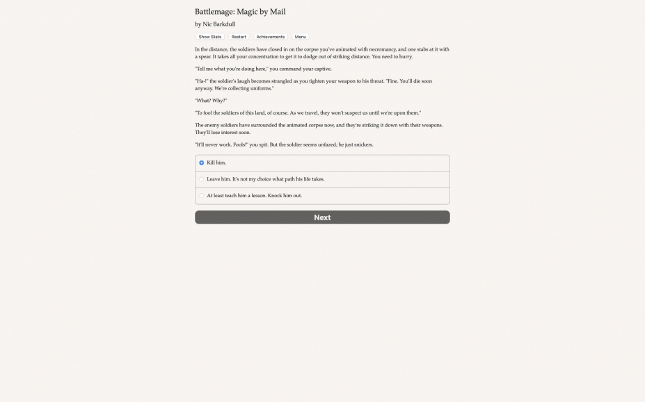 《战斗法师：魔法邮件》游戏截图