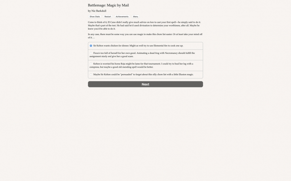 《战斗法师：魔法邮件》游戏截图