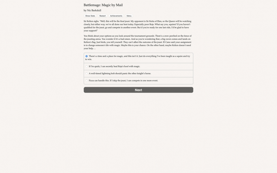 《战斗法师：魔法邮件》游戏截图