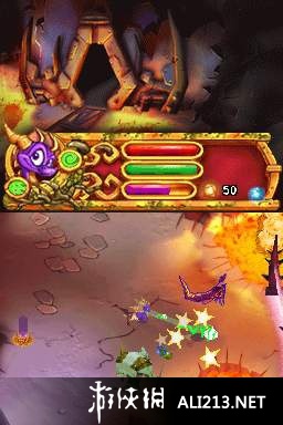 《小龙斯派罗传奇 崭新的开端》NDS截图