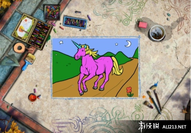 《天才小画家》WII截图